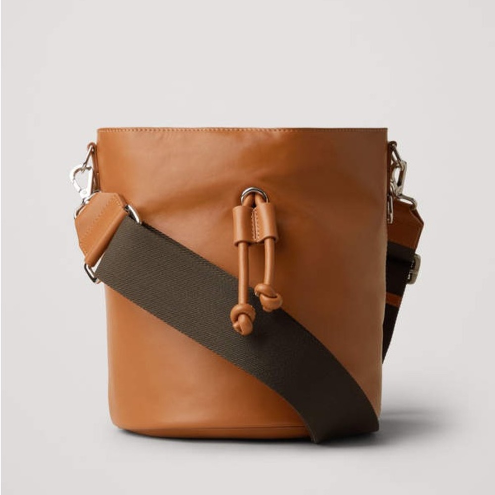 COS Leather 3-Way Bucket Bag